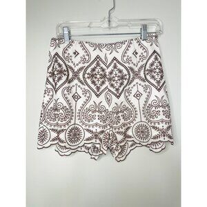 Womens Glam embroidered Shorts M